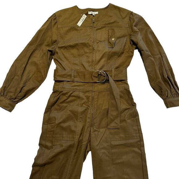 Madewell Jumpsuit Tapered-Leg in Golden Spinach XXS NWT - Picture 6 of 12